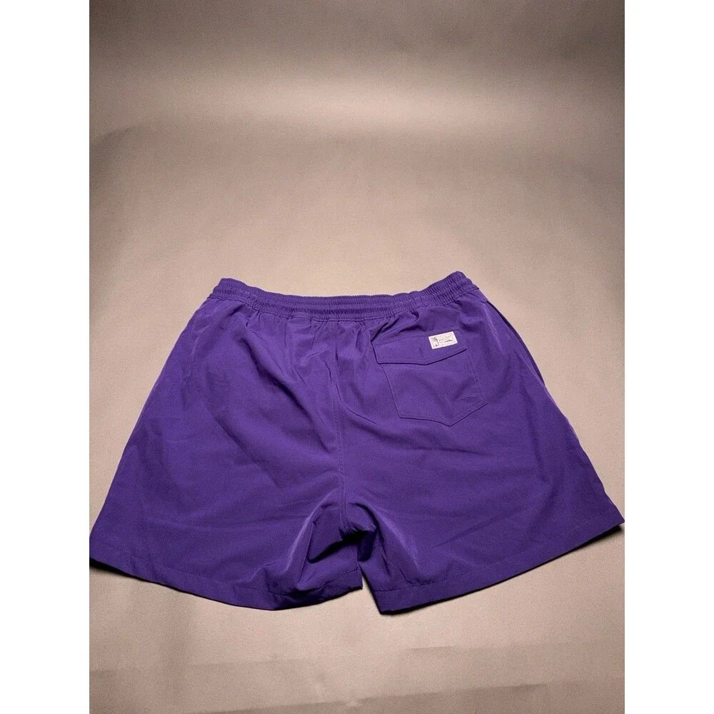 Polo Ralph Lauren Lined Swim Trunks Board Shorts Purple Men's Size 2XL